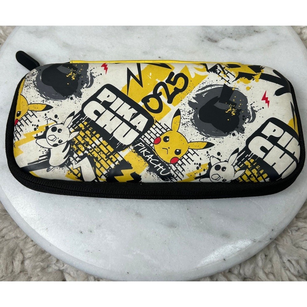 PowerA Nintendo Switch Lite Stealth Case Pokemon Pikachu Graffiti Yellow Black‎